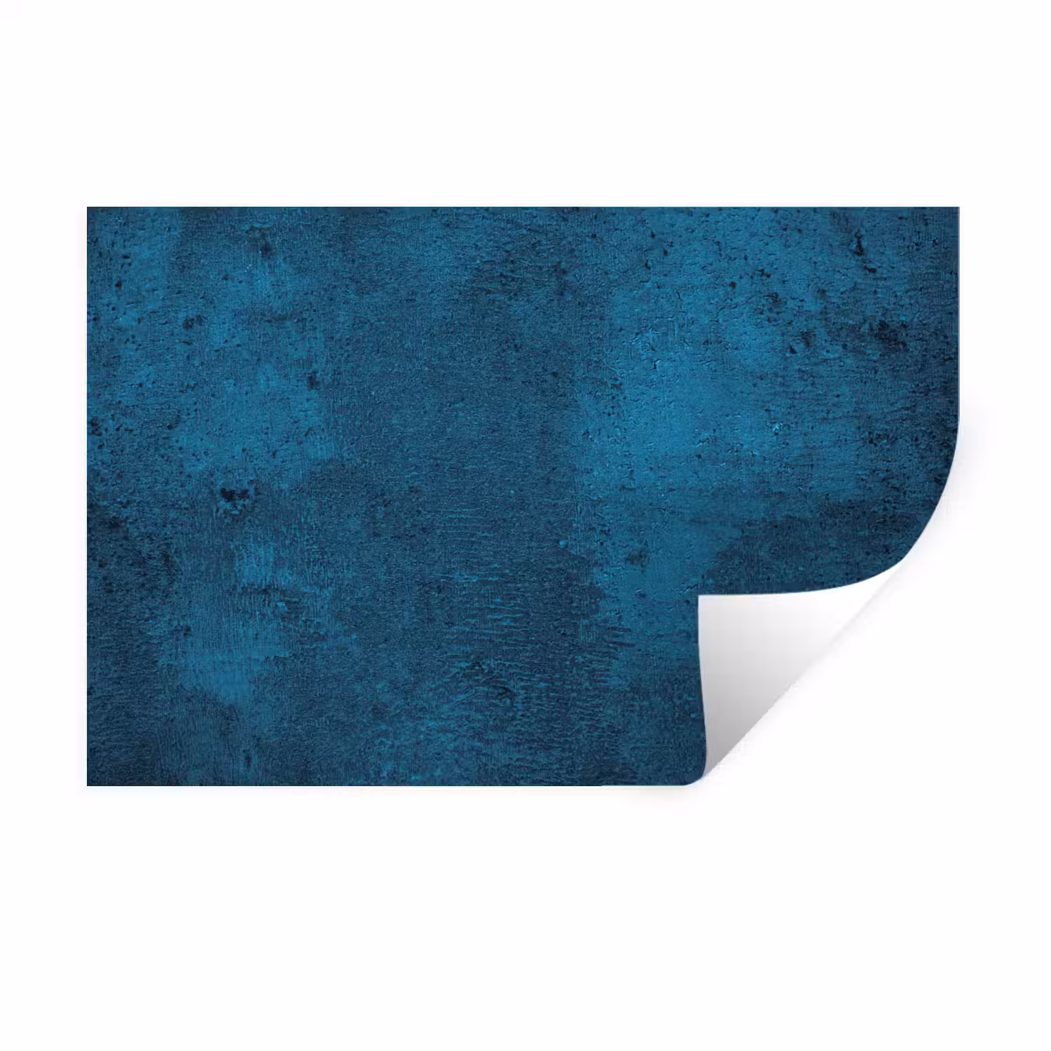Natuursteen - Beton - Steen - Blauw Muursticker klein -3d