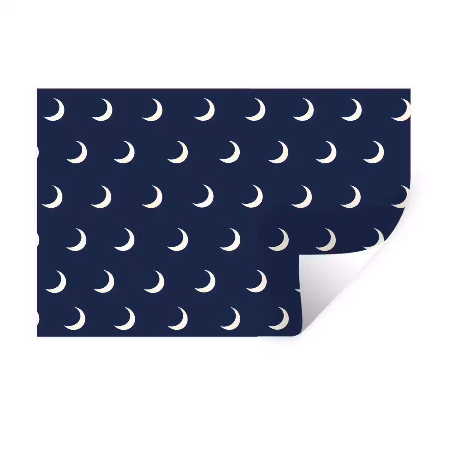 Patroon - Manen - Blauw Muursticker klein 286 -3d