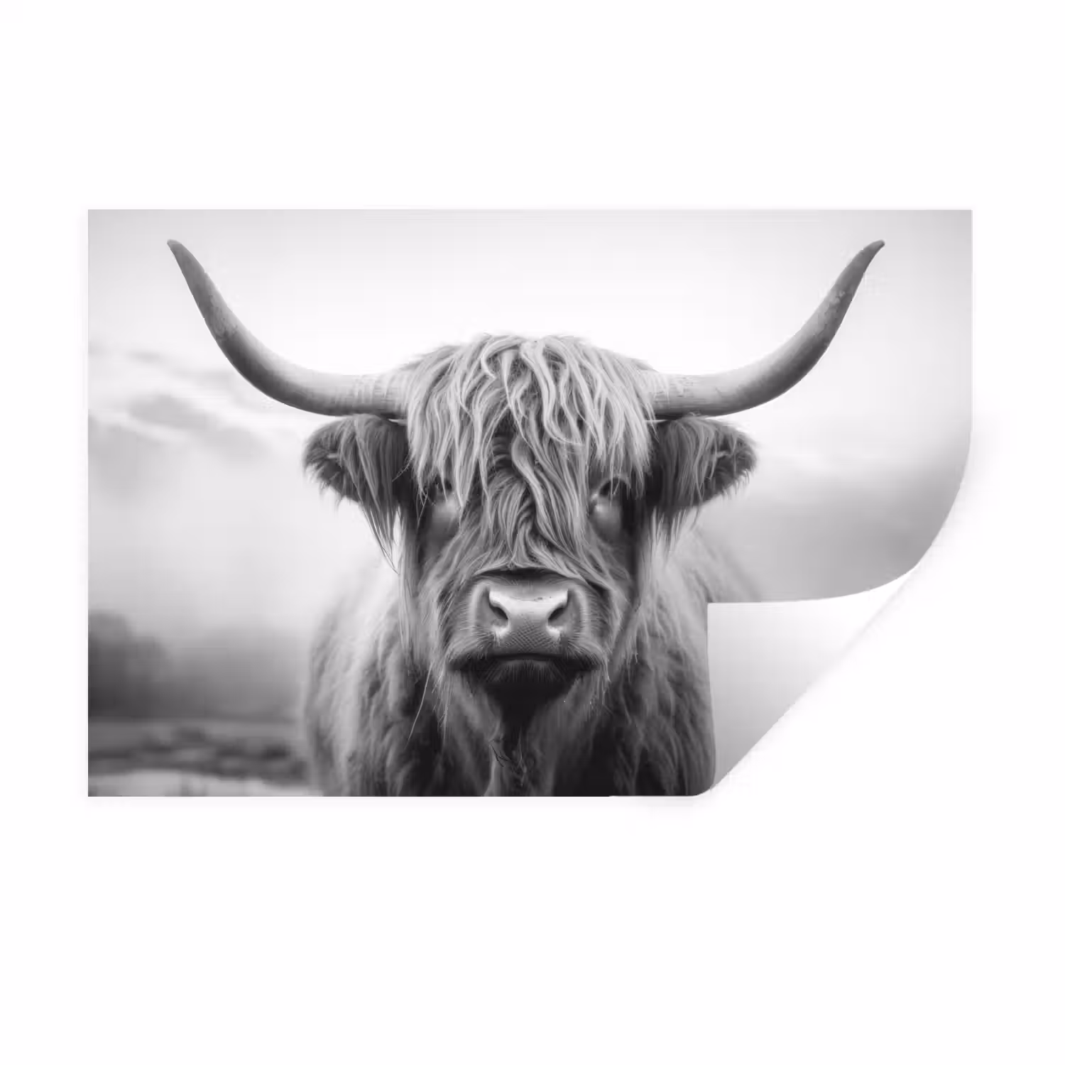 HOOFD Muursticker klein -3d