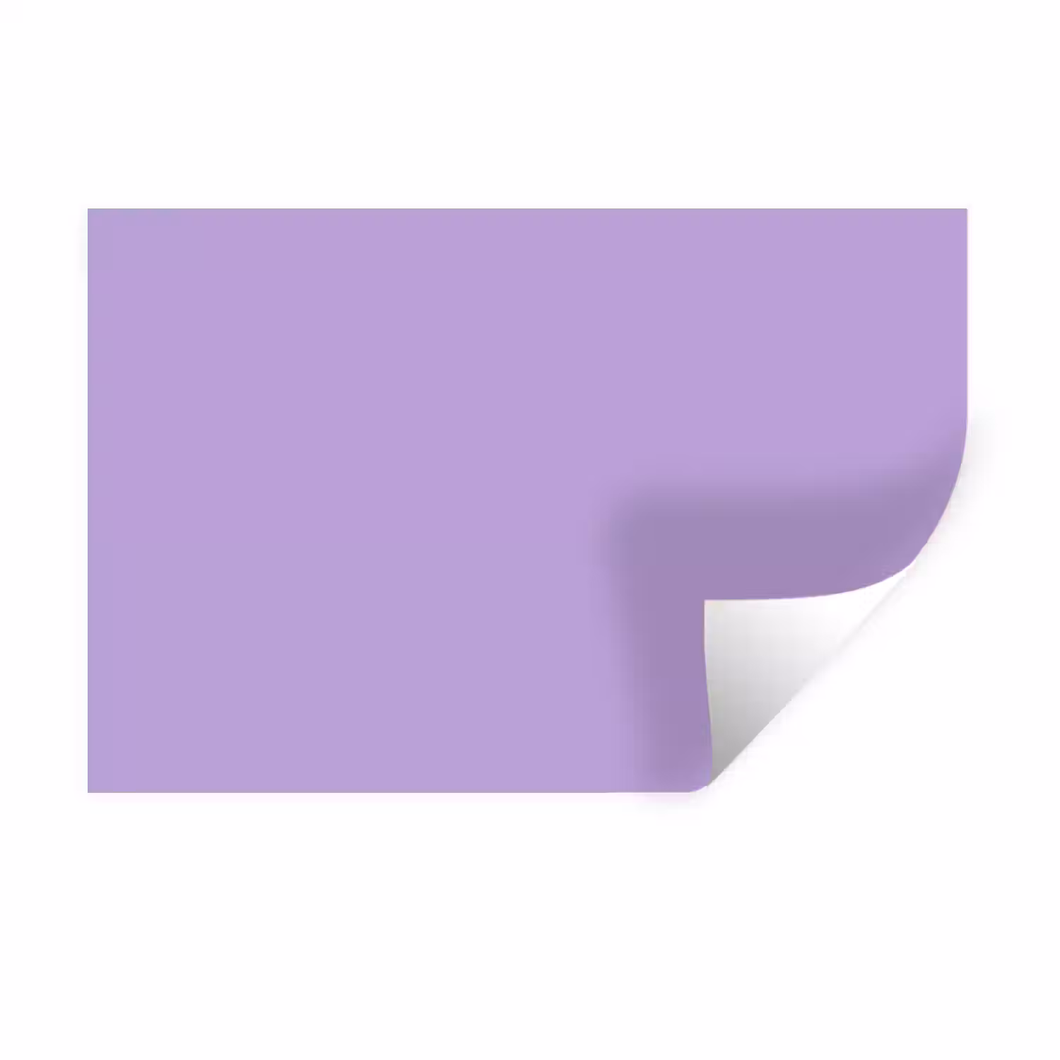 Soft - Lavender - Paars Muursticker klein 286 -3d