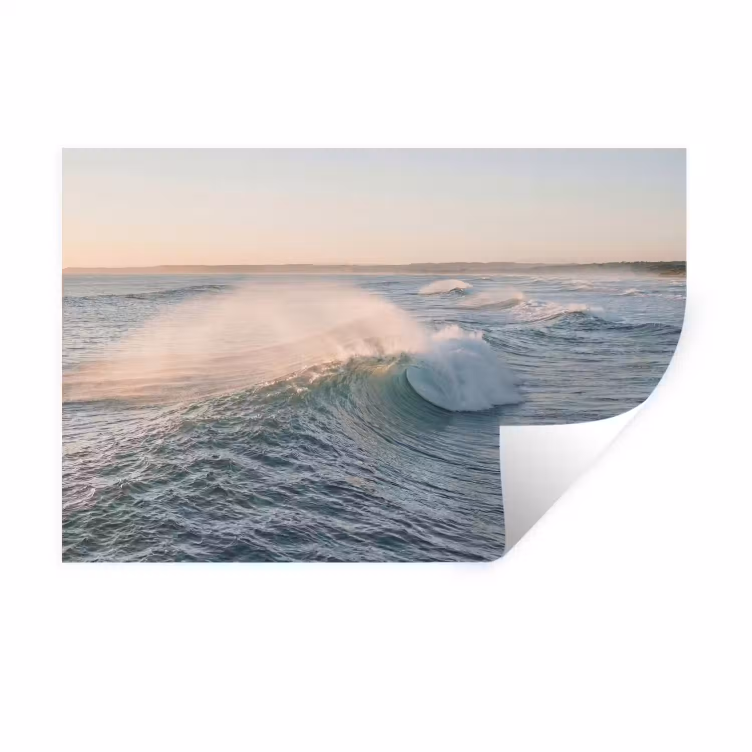Golf - Zee - Water Muursticker klein -3d