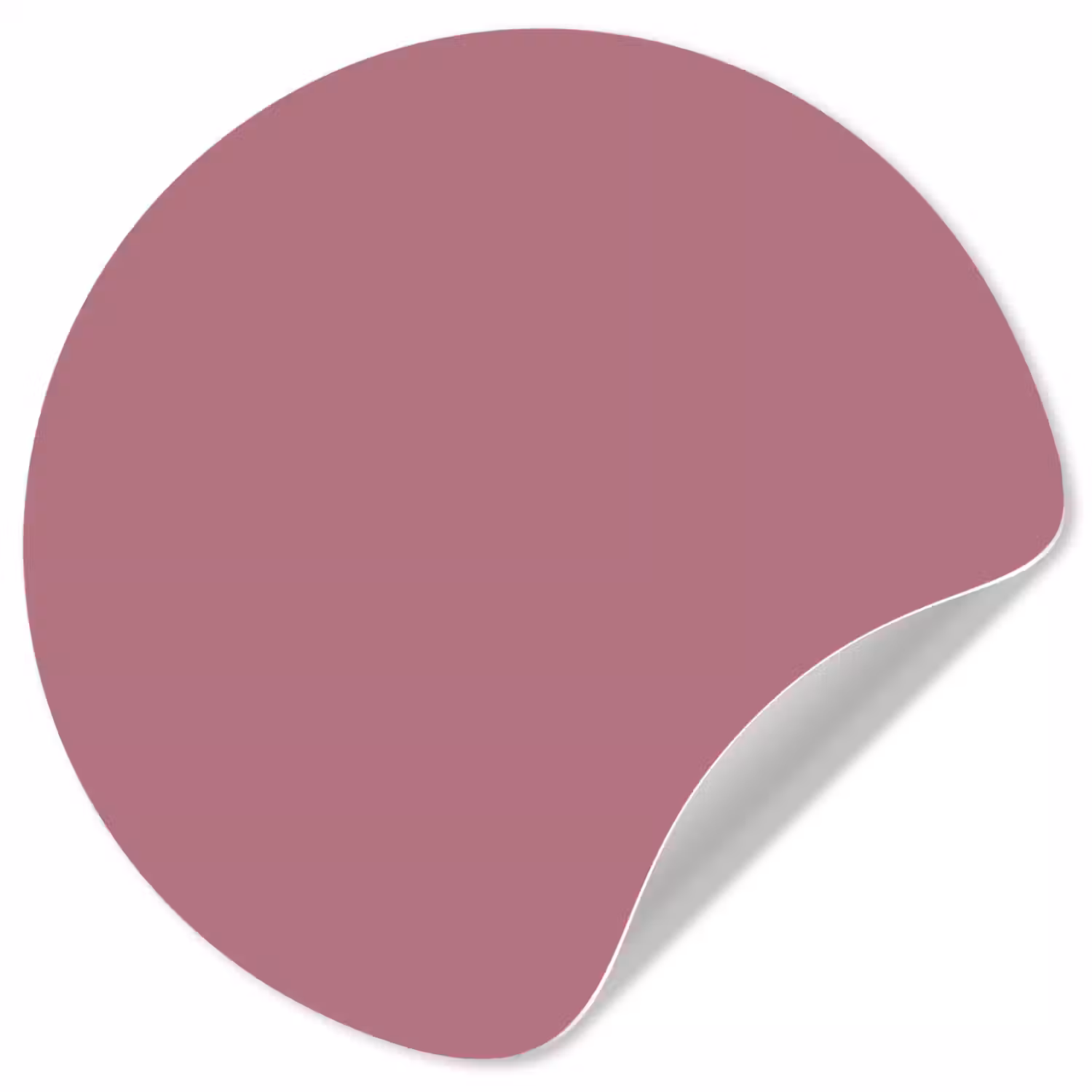 Antique - Mauve - Roze Wandcirkel behangsticker klein 186 -3d