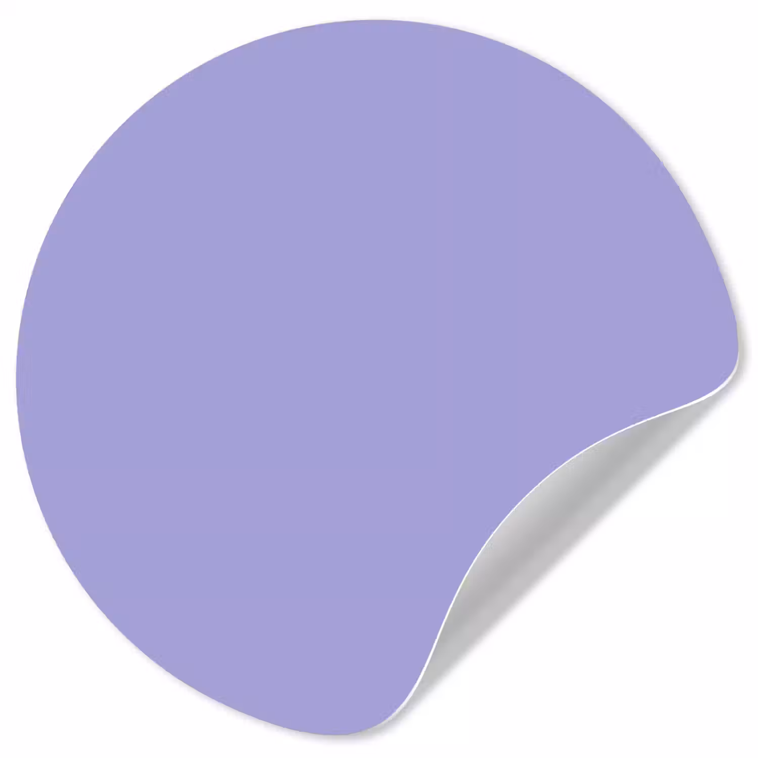Ceil - Paars - Lila Wandcirkel behangsticker klein 186 -3d
