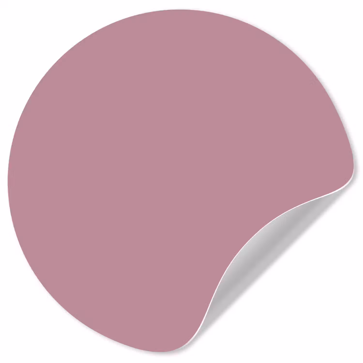 Dusty - Mauve - Paars Wandcirkel behangsticker klein 186 -3d