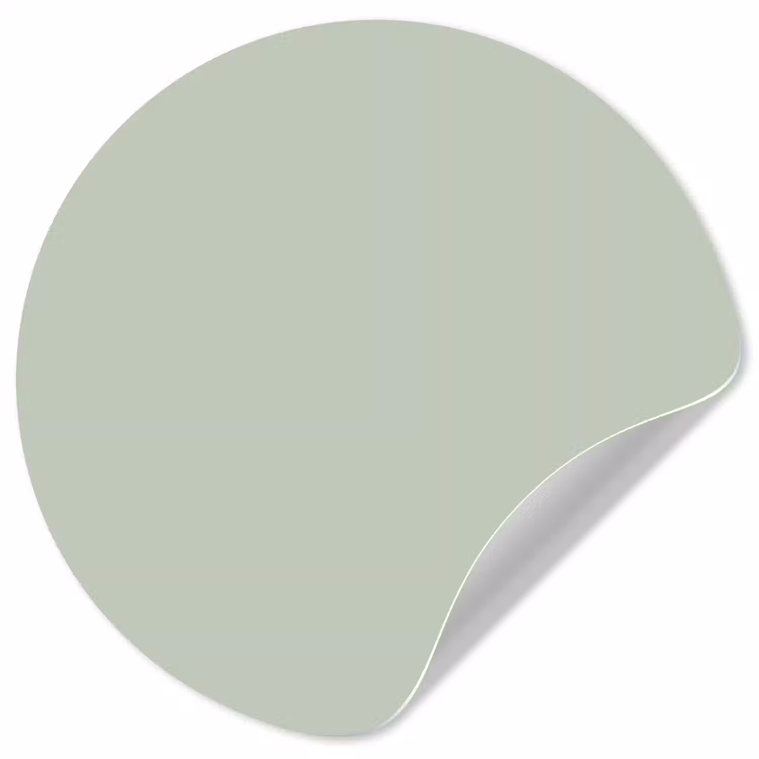 Frosted - Mint - Groen Wandcirkel behangsticker klein 186 -3d