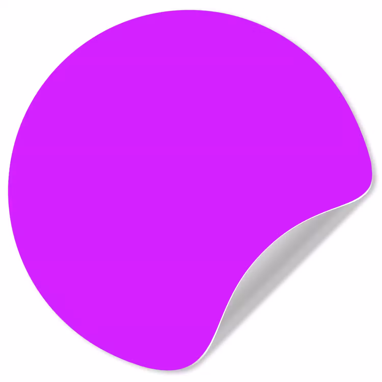 Neon - Orchid - Paars Wandcirkel behangsticker klein 186 -3d