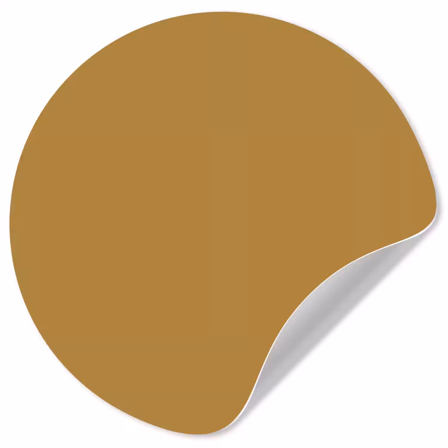 Rhythmic - Ochre - Geel Wandcirkel behangsticker klein 186 -3d