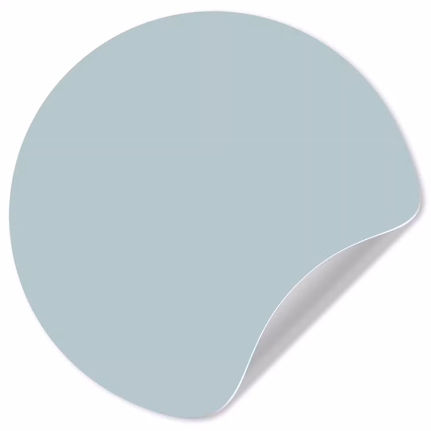 Slate - Blue - Blauw Wandcirkel behangsticker klein 186 -3d
