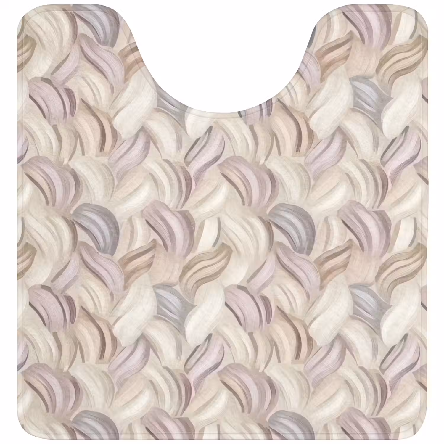Abstract - Golvend - Pastel WCmat U-uitsnede middel 1014 -3d
