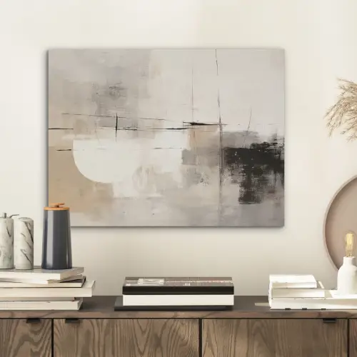 Abstract - Kunst - Grijs PET vilt klein -sfeer1