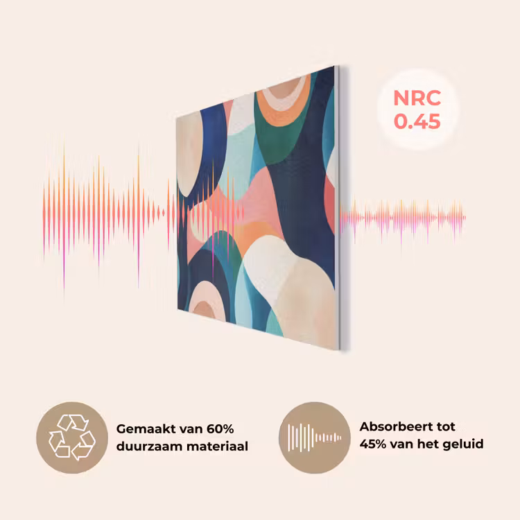 Abstract - Blauw - Roze PET vilt klein -USP_NL