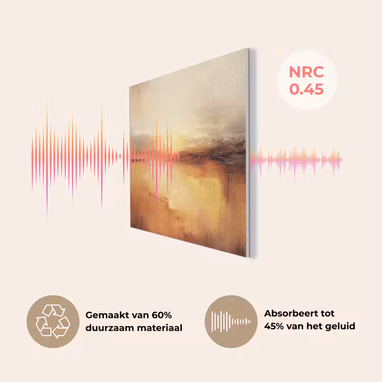 Abstract - Bruin - Modern - Herfst kleuren PET vilt klein -USP_NL