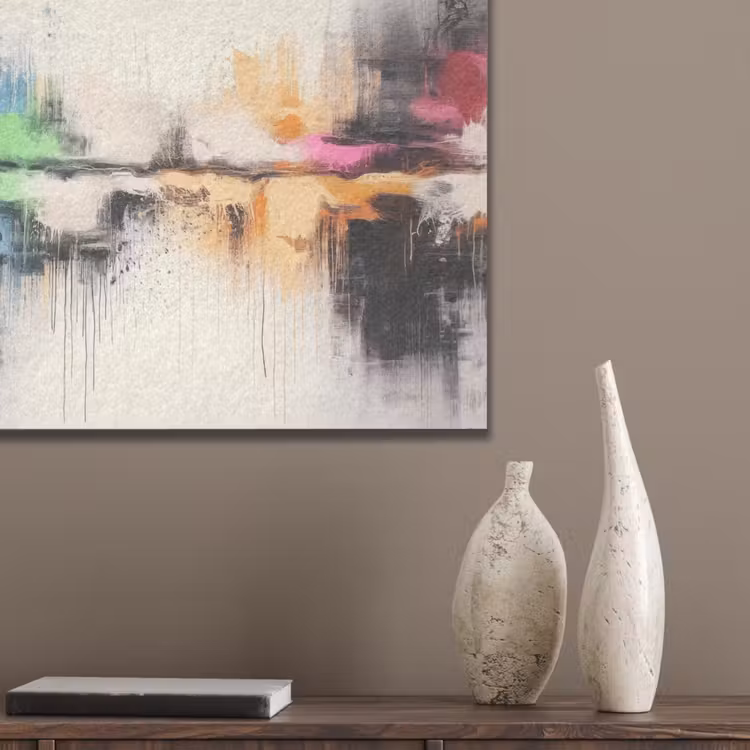 Abstract - Kleurexplosie - Landschap PET vilt klein -sfeer6_closeup