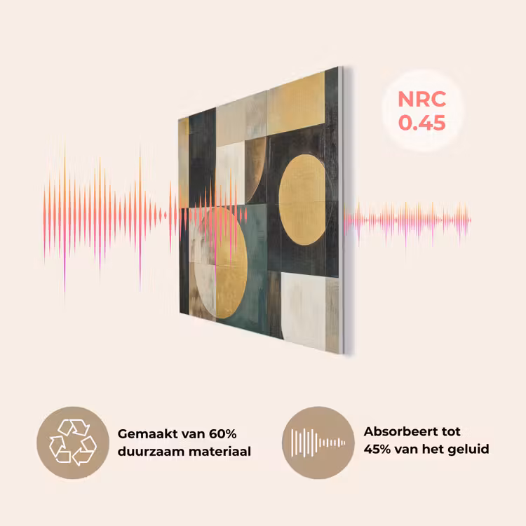 Abstract - Goud - Brons - Vormen - Geometrisch PET vilt klein -USP_NL