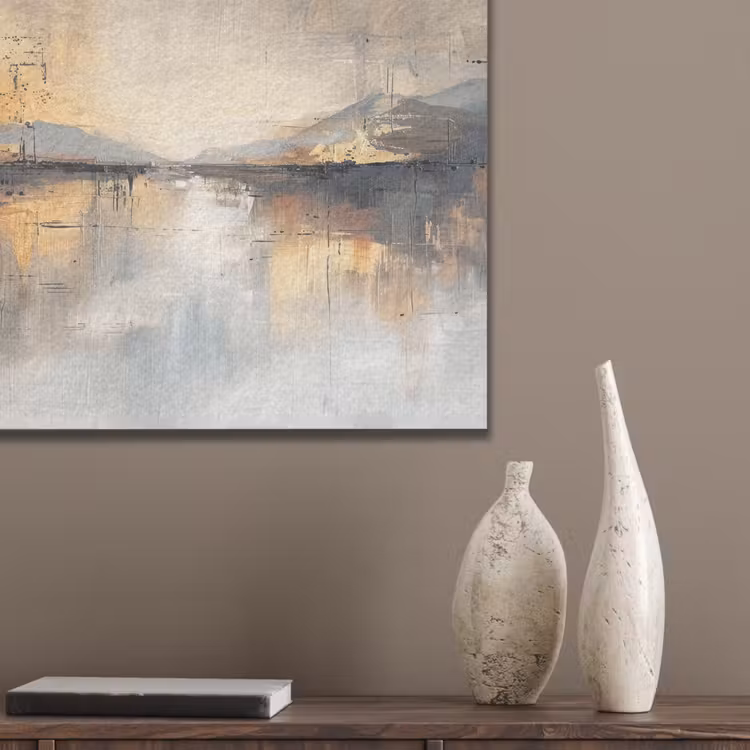 Abstract - Modern - Beige - Aesthetic - Goud PET vilt klein -sfeer6_closeup