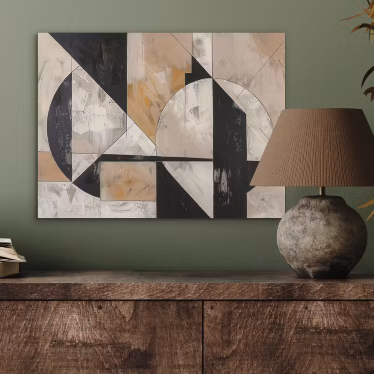 Abstract - Modern - Geometrisch - Pastel PET vilt klein -sfeer2