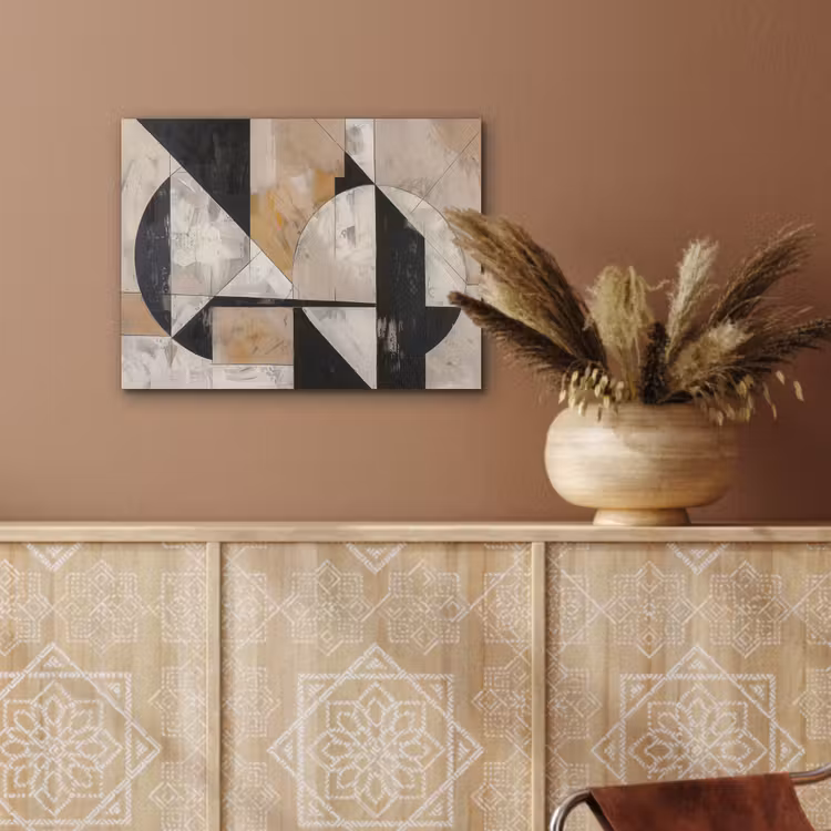 Abstract - Modern - Geometrisch - Pastel PET vilt klein -sfeer4