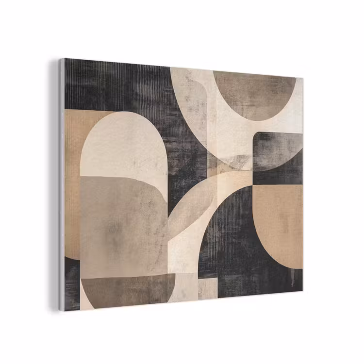 Abstract - Vormen - Modern - Beige PET vilt klein -3d