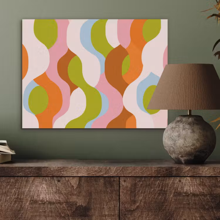 Abstract - Vormen - Roze PET vilt klein -sfeer2