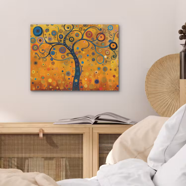 Abstract - Boom - Levensboom - Modern PET vilt klein -sfeer3