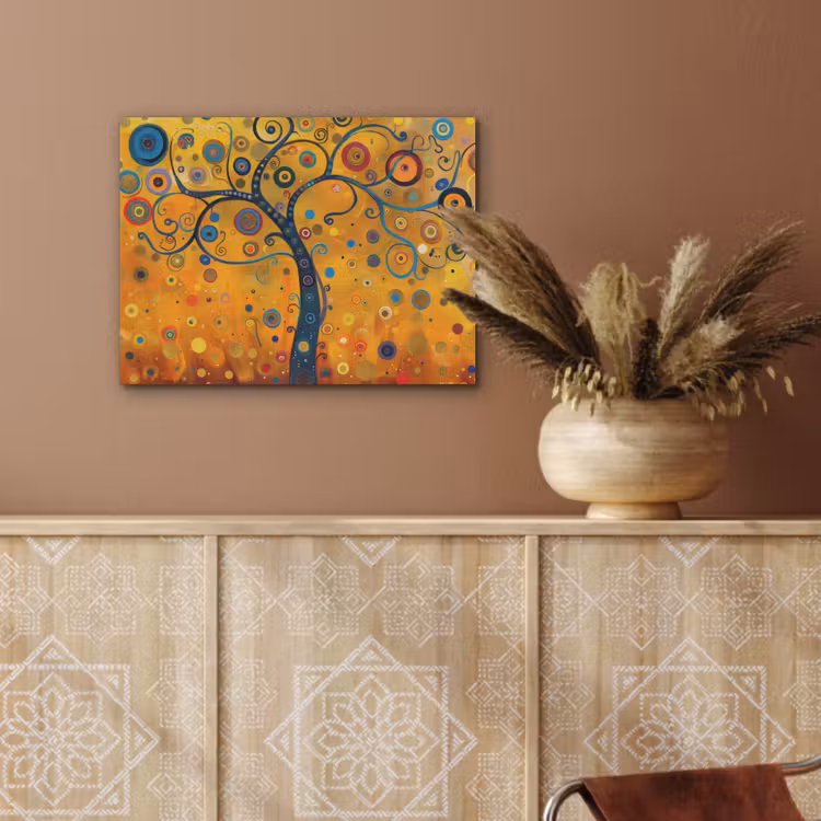 Abstract - Boom - Levensboom - Modern PET vilt klein -sfeer4