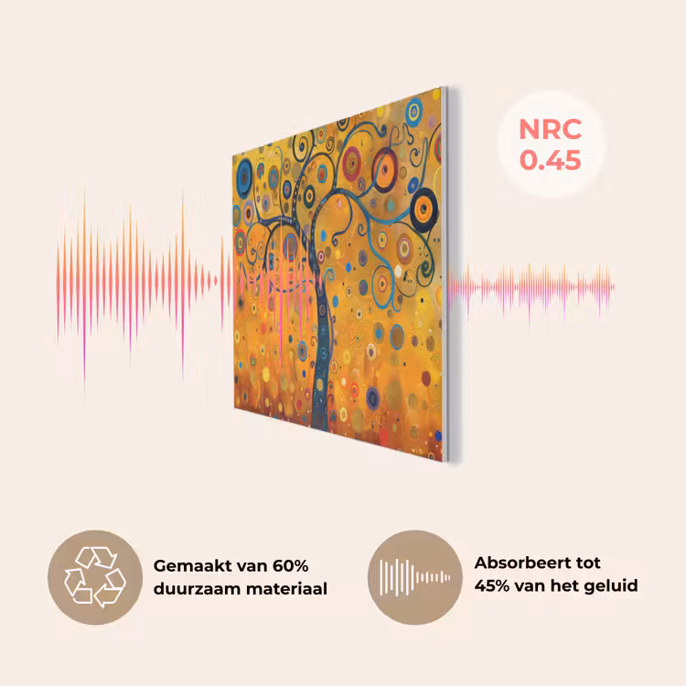 Abstract - Boom - Levensboom - Modern PET vilt klein -USP_NL
