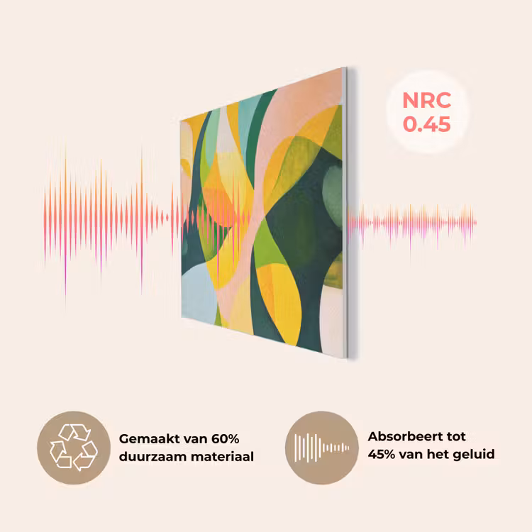 Abstract - Geel - Roze - Groen PET vilt klein -USP_NL