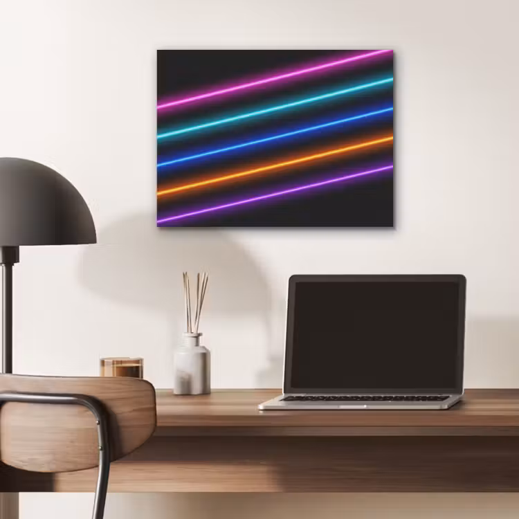Esthetiek - Retro - Neon PET vilt klein -sfeer5