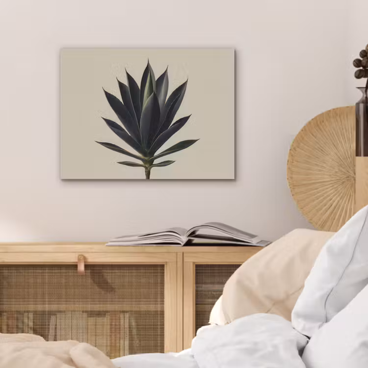 Agaveplant - Symmetrisch - Groen PET vilt klein -sfeer3