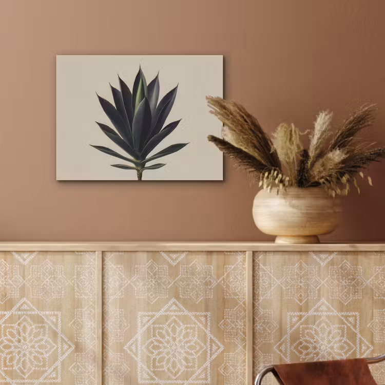 Agaveplant - Symmetrisch - Groen PET vilt klein -sfeer4