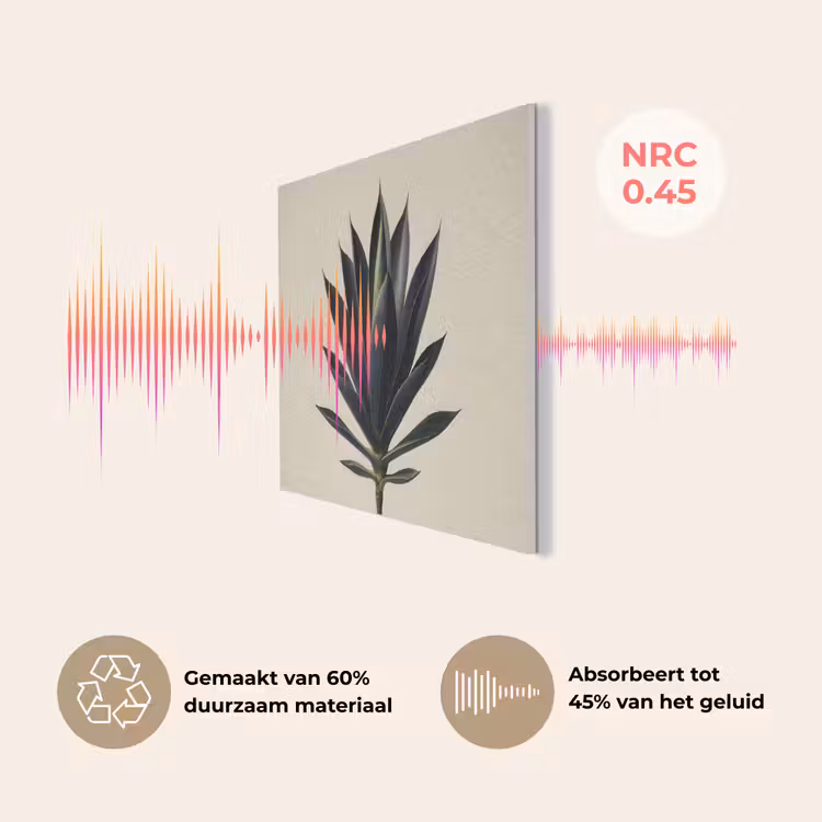 Agaveplant - Symmetrisch - Groen PET vilt klein -USP_NL