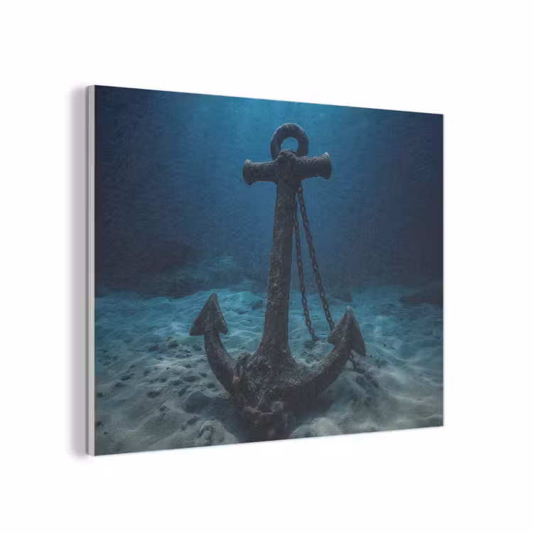 Anker - Ijzer - Zeebodem - Zand PET vilt klein -3d