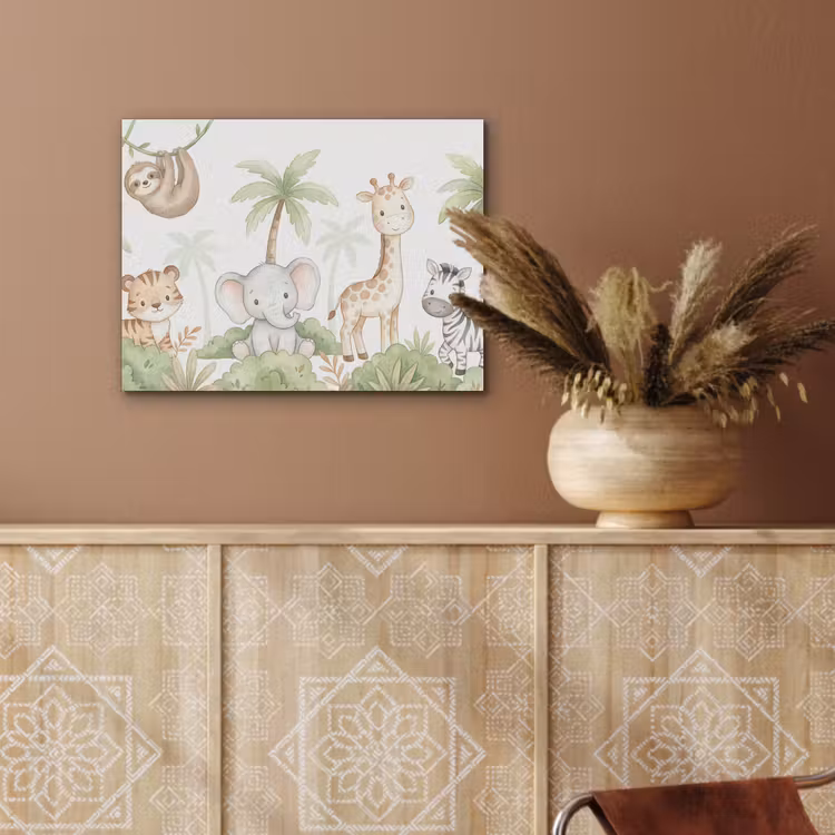 Dieren - Jungle - Pastel PET vilt klein -sfeer4