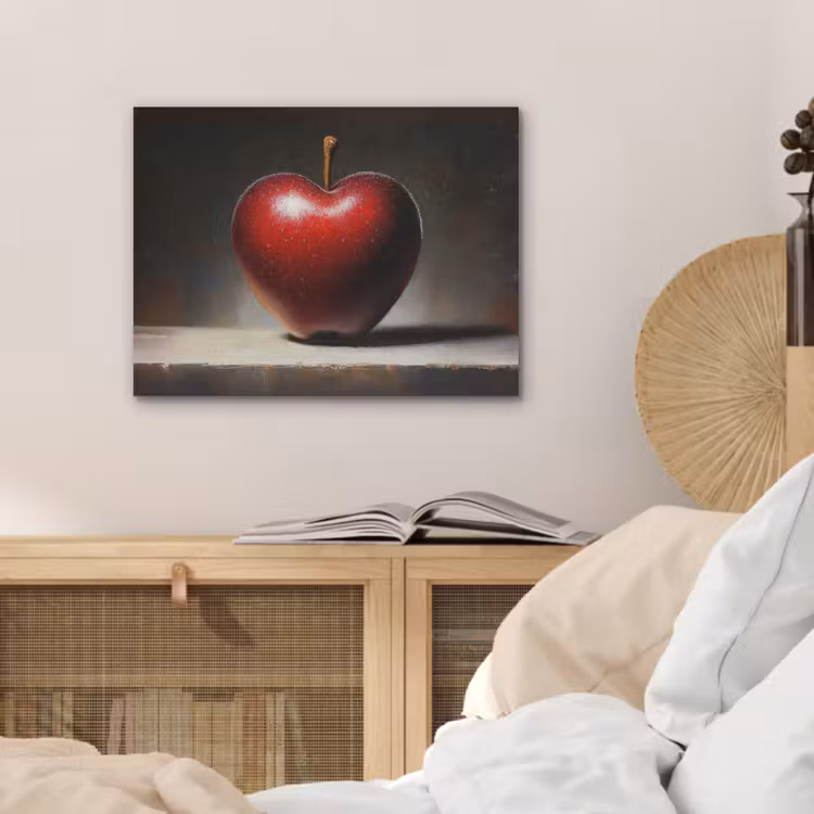 Apple - Hart - Rood PET vilt klein -sfeer3