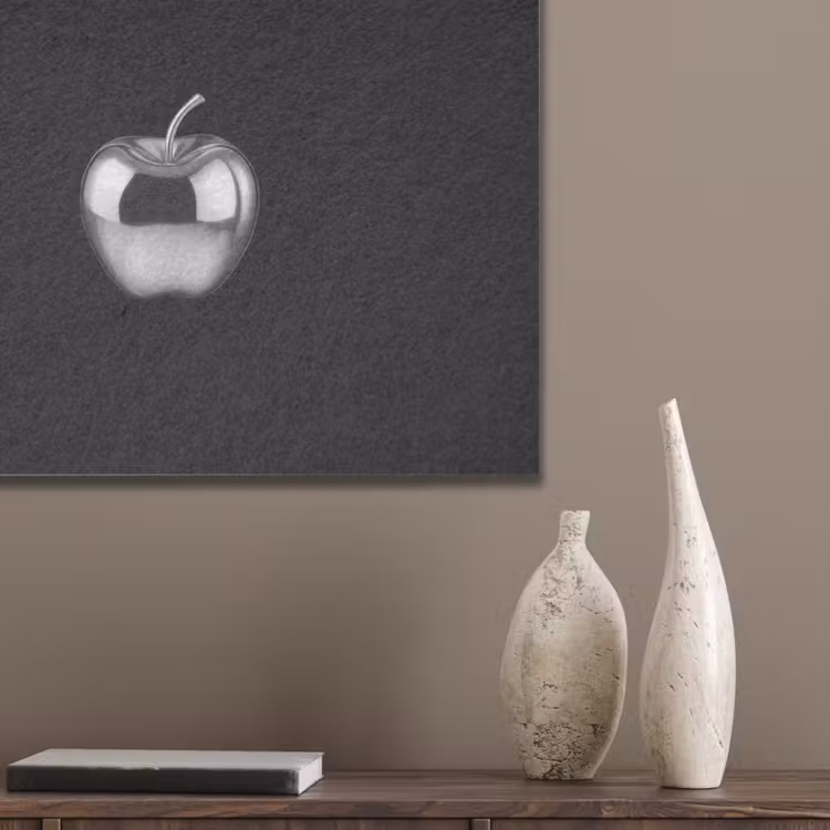 Appel - Metallic - Symmetrisch PET vilt klein -sfeer6_closeup