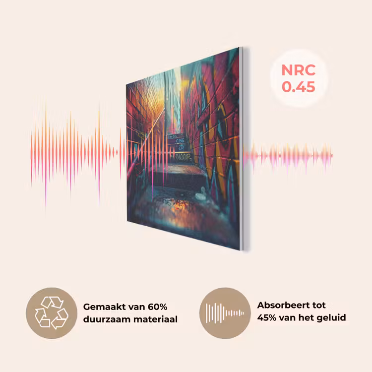 Architectuur - Neon - Trap - Graffiti PET vilt klein -USP_NL