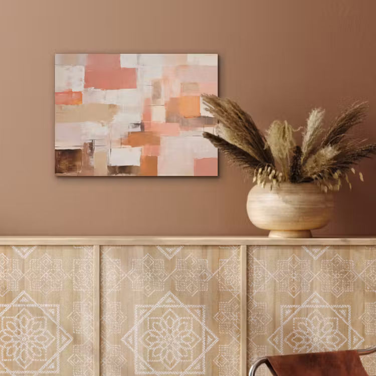 Kunst - Roze - Abstract PET vilt klein -sfeer4