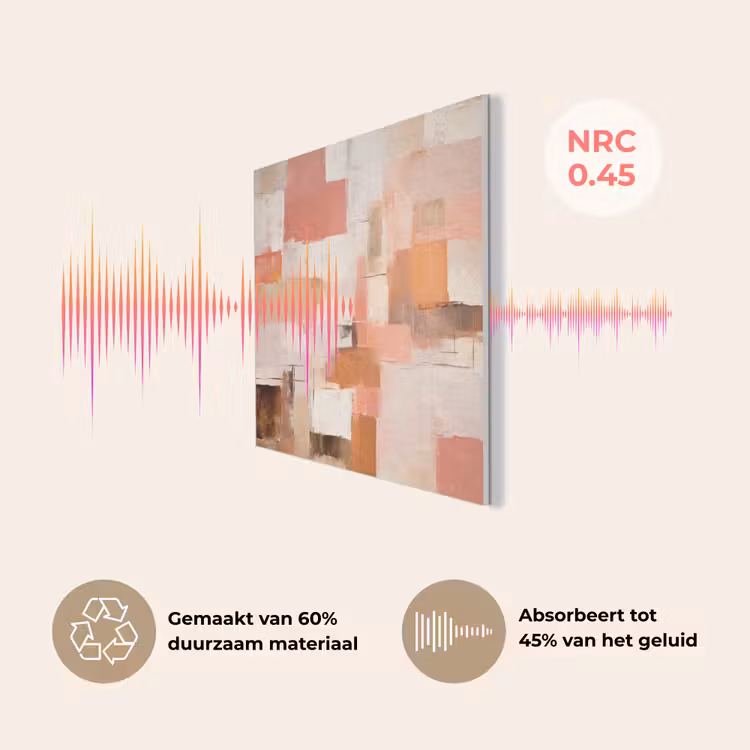 Kunst - Roze - Abstract PET vilt klein -USP_NL