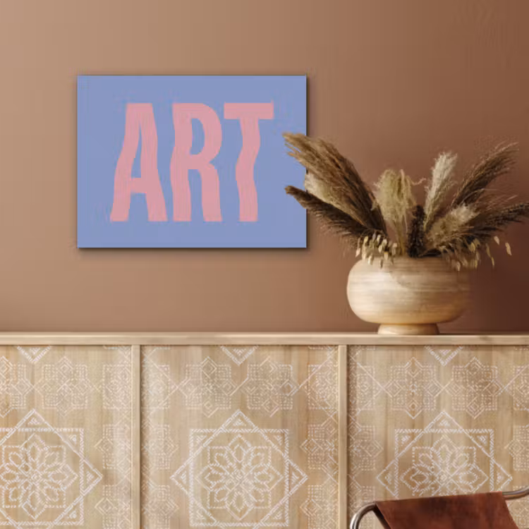 Art - Roze - Blauw PET vilt klein -sfeer4