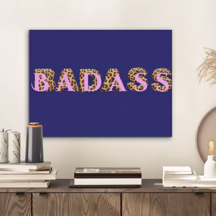 Badass - Panterpint - Schaduw - Roze PET vilt klein -sfeer1