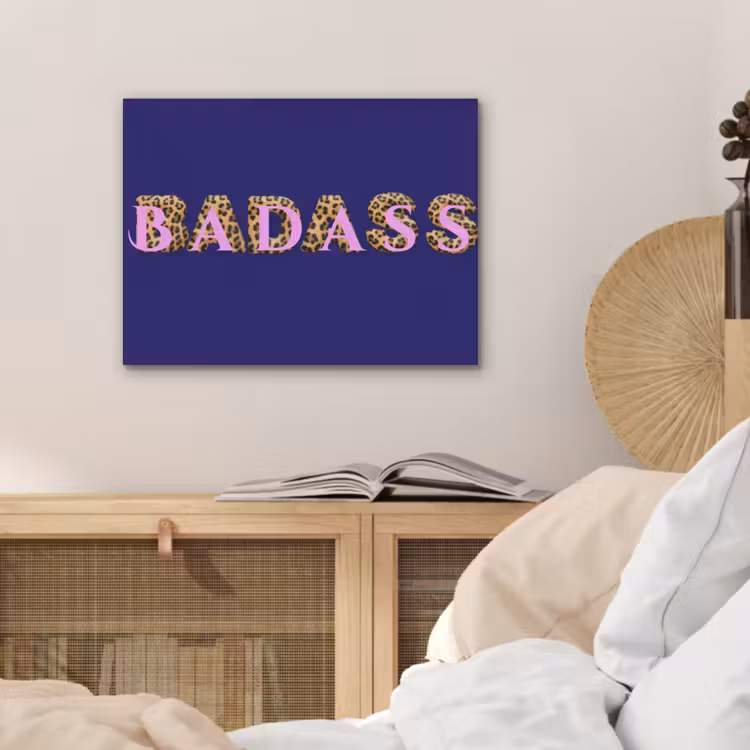 Badass - Panterpint - Schaduw - Roze PET vilt klein -sfeer3