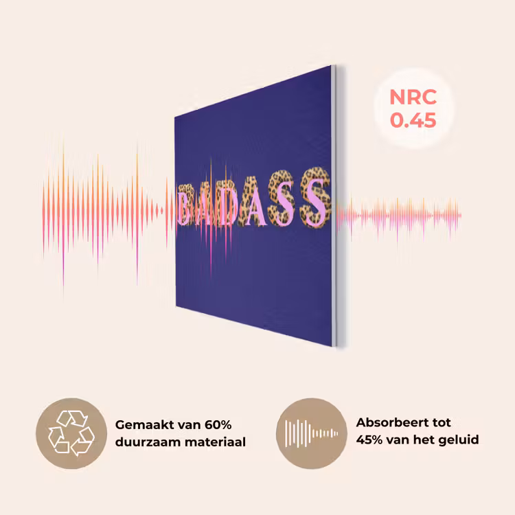 Badass - Panterpint - Schaduw - Roze PET vilt klein -USP_NL