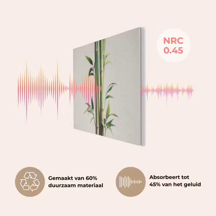 Bamboestengels - Sierlijk - Groen PET vilt klein -USP_NL