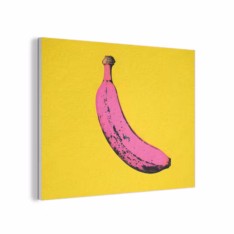 Banaan - Grafisch - Geel PET vilt klein -3d
