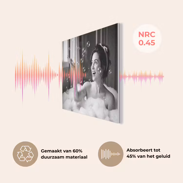 Bad - Bubbels - Zwart - Wit PET vilt klein -USP_NL