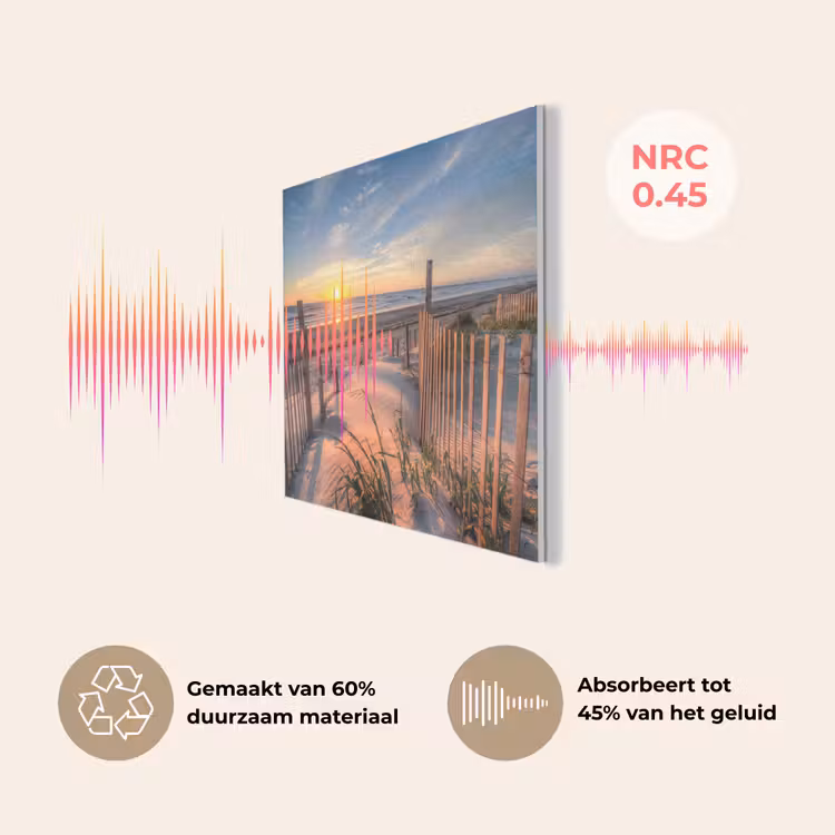 Strand - Zee - Duin - Zonsondergang - Landschap PET vilt klein -USP_NL