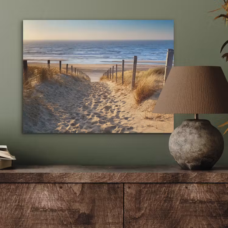 Strand - Zee - Nederland - Duinen - Zon PET vilt klein -sfeer2