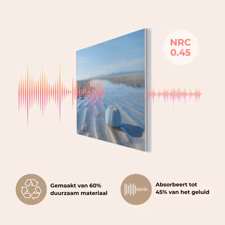Strand - Schild - Water - Blauw PET vilt klein -USP_NL