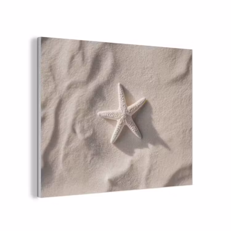 Strand - Zeester - Zand - Beige PET vilt klein -3d