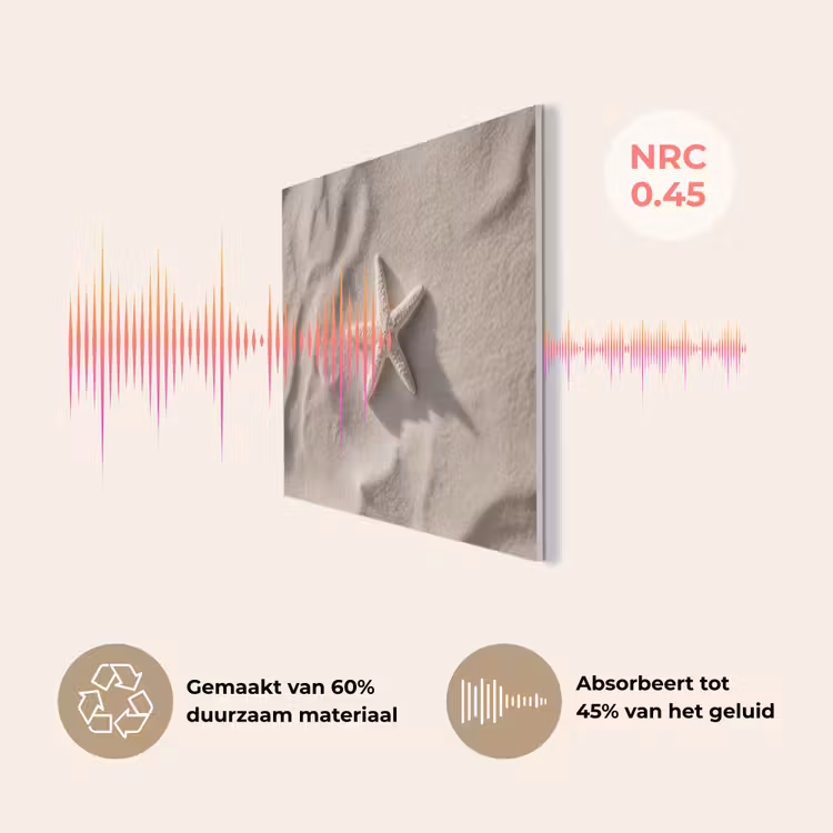 Strand - Zeester - Zand - Beige PET vilt klein -USP_NL